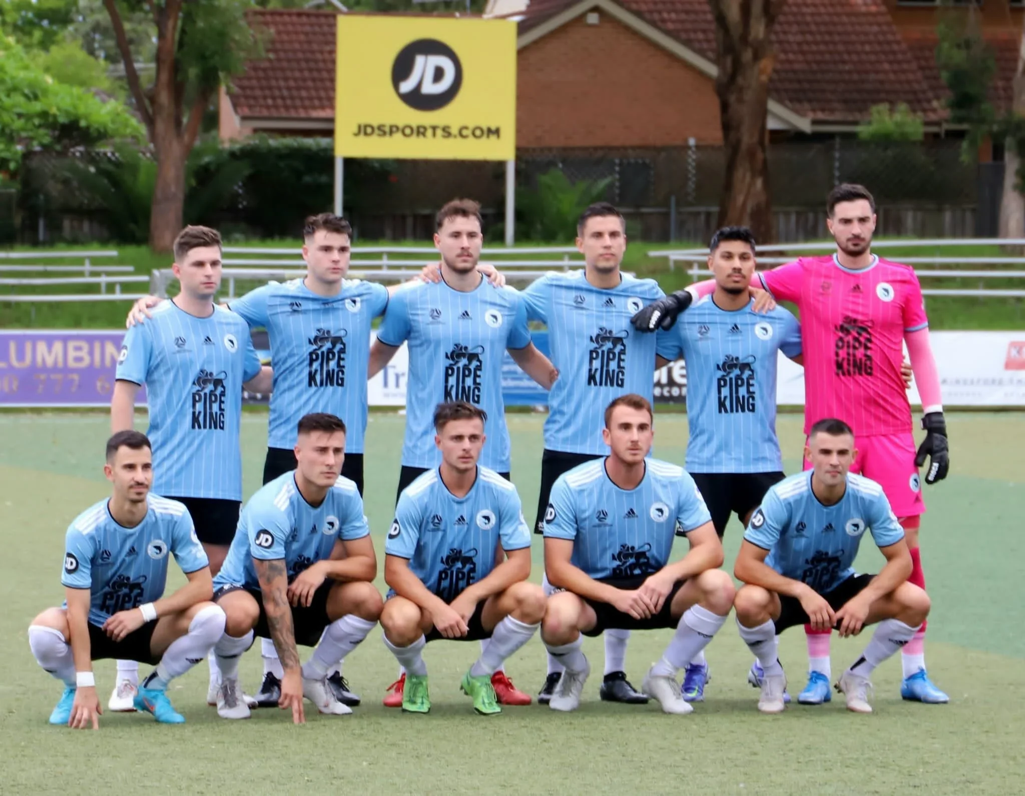 The Sharks First Grade team photo before the match against Marconi