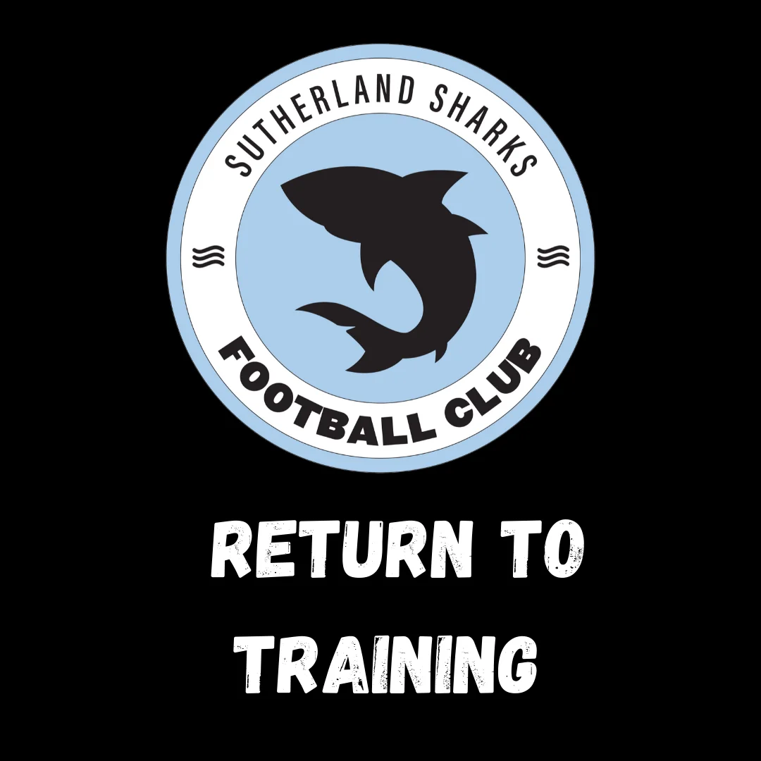 Return to Training, with the club crest