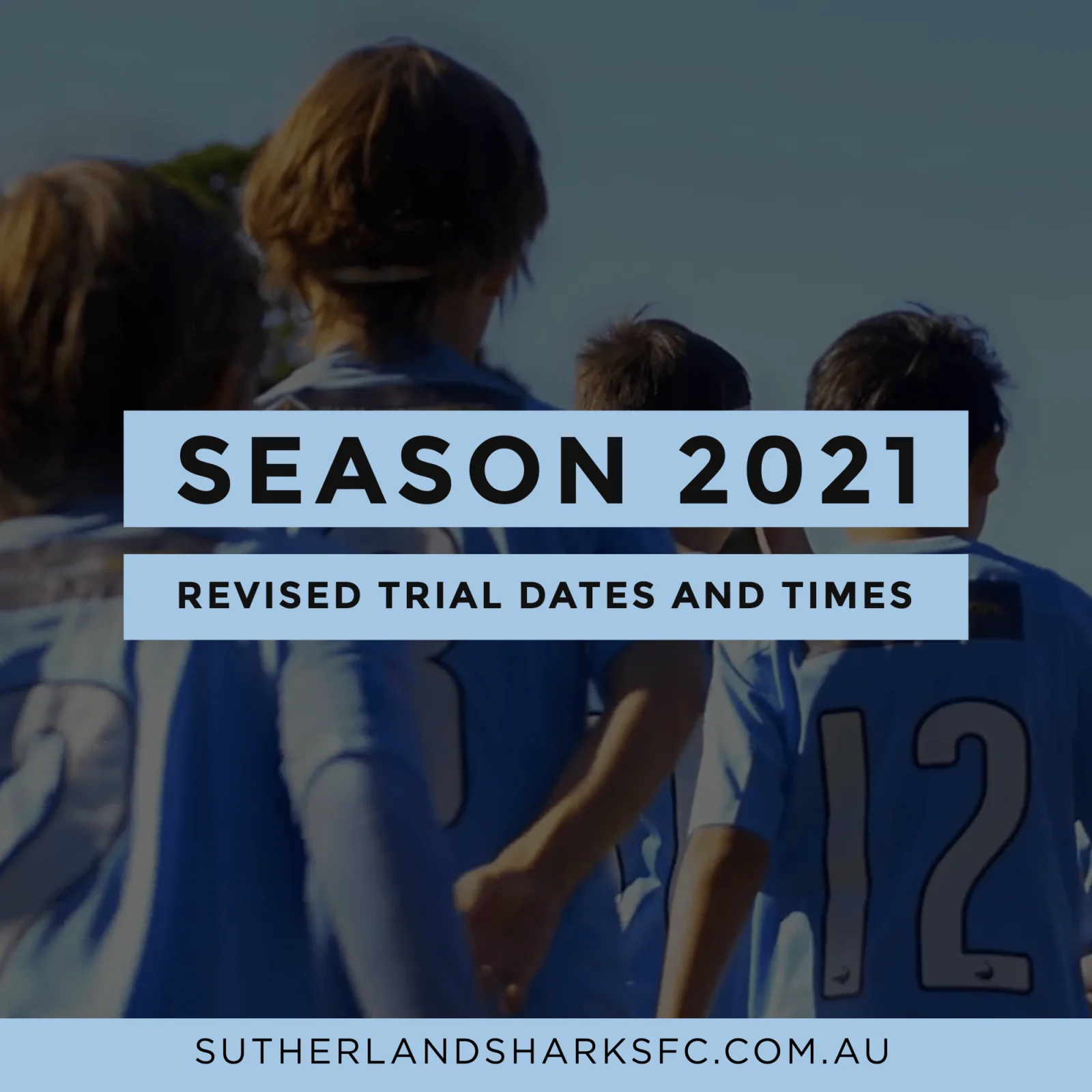 Season 2021 revised trial dates and times