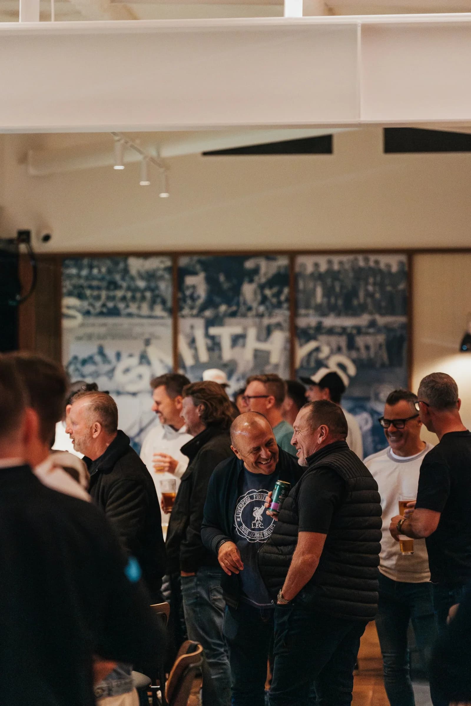 Guests gather in Smithy's Sports Bar and Lounge