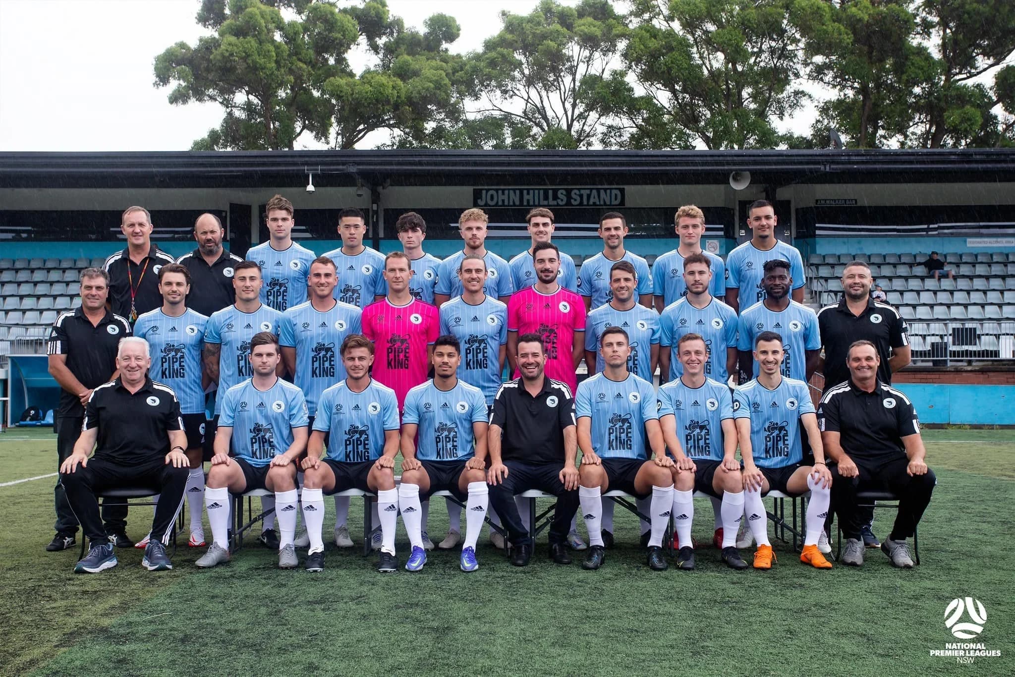 The Sharks 2022 First Grade squad and staff team photo in the grandstand